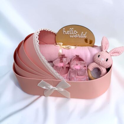 Baby Box no.1 pink&white